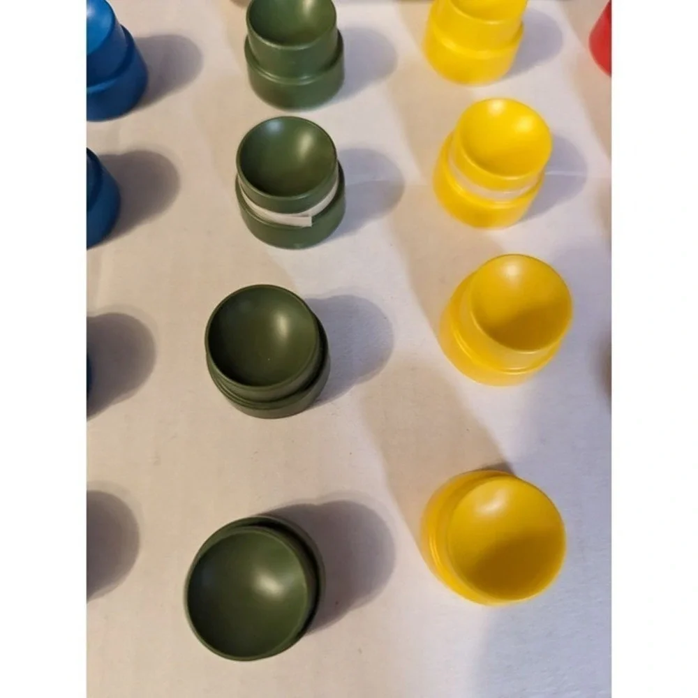1986 Mattel Commercial Crazies VCR boardgame color pieces tape strip replacement